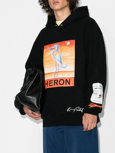 Shop Heron Preston X Kenny Scharf Graphic Print Hoodie In Black