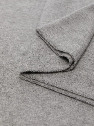Shop Acne Studios Grey Canada Wool Scarf