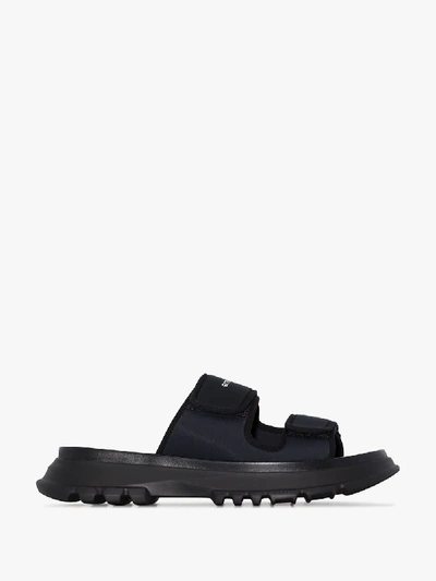 Shop Givenchy Black Spectre Sandals