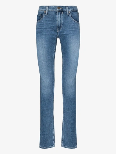 Shop Paige Croft Skinny Jeans In Blue