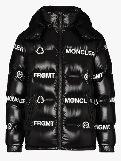 Moncler Genius Moncler X Fragment Hiroshi Fujawara Allover Print Down  Jacket In 999 Black | ModeSens