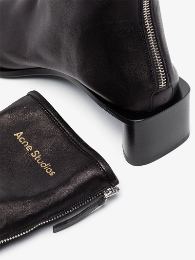 Shop Acne Studios 'bertine' Stiefel, 45mm In Schwarz