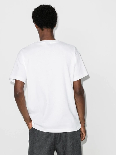 Shop Jacquemus On Y Va Jacques Cotton T-shirt In White