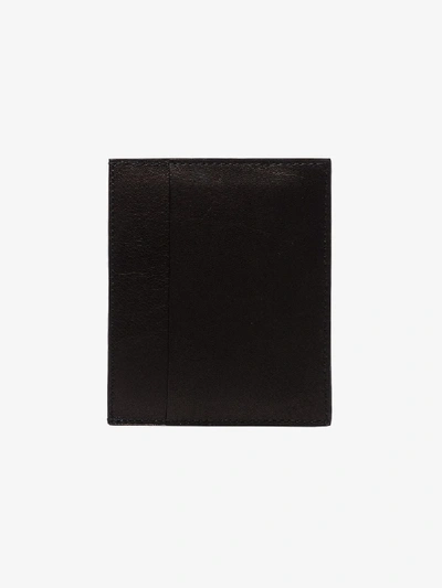 Shop Rick Owens Black Leather Card Holder