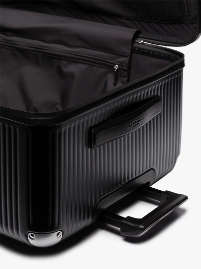Shop Fpm Milano Black Bank Wheeled Suitcase