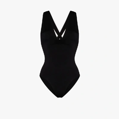 Shop Prism 'illuminate' Body Mit V-ausschnitt In Schwarz