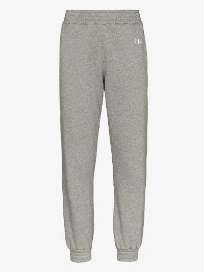 Shop Rta Sydney Cotton Track Pants In Grey