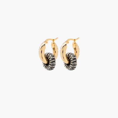 Shop By Alona Gold And Silver Tone Madeline Hoop Earrings In Metallic