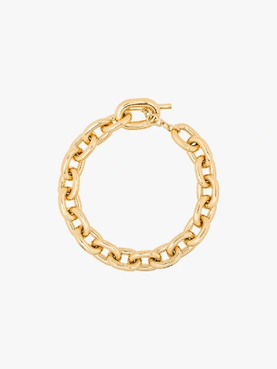 Shop Rabanne Gold Tone Link Necklace