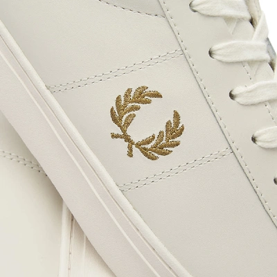 Shop Fred Perry Authentic Spencer Vulcanised Leather Sneaker In White