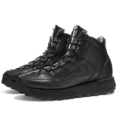 Shop Acne Studios Bertrand Leather M Hiker In Black