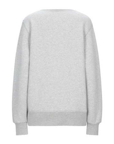 Shop Sportmax Code Sweatshirts In Light Grey