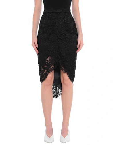 Elisabetta Franchi Midi Skirts In Black