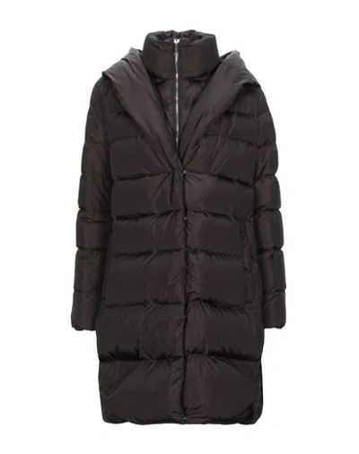 Shop Add Down Jackets In Dark Brown