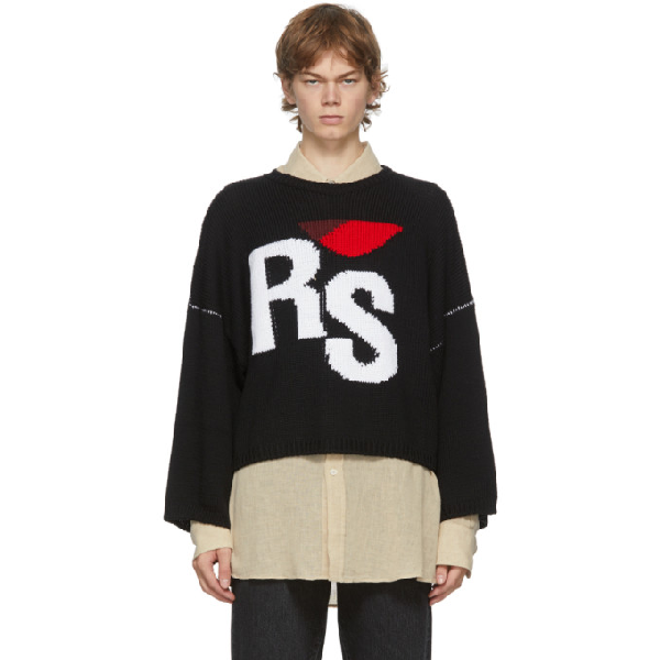 raf simons oversized knit