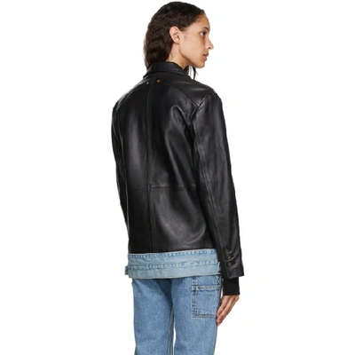 Shop Andersson Bell Black Leather Molly Jacket