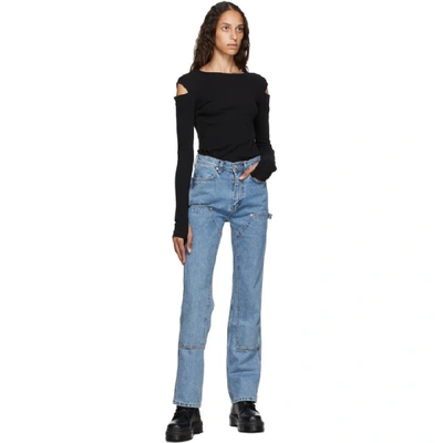 Shop Andersson Bell Blue Jade Carpenter Jeans