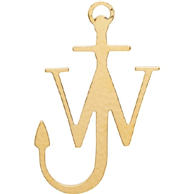 Shop Jw Anderson Gold Anchor Brooch