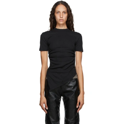 Shop Andersson Bell Black Asymmetric Cindy T-shirt