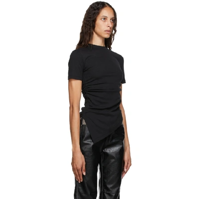 Shop Andersson Bell Black Asymmetric Cindy T-shirt