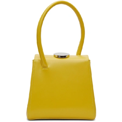 Shop Little Liffner Yellow Mademoiselle Bag In Citrus