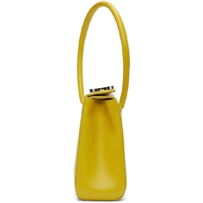 Shop Little Liffner Yellow Mademoiselle Bag In Citrus