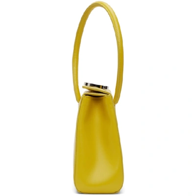 Shop Little Liffner Yellow Mademoiselle Bag In Citrus