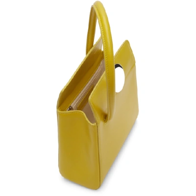 Shop Little Liffner Yellow Mademoiselle Bag In Citrus