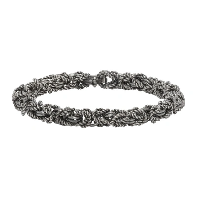 Shop Ugo Cacciatori Silver Byzantine Bracelet