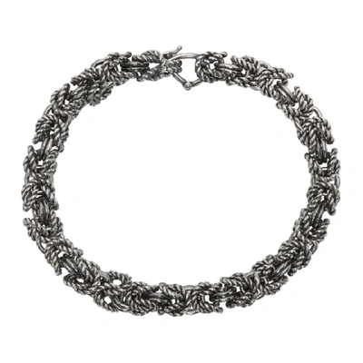 Shop Ugo Cacciatori Silver Byzantine Bracelet