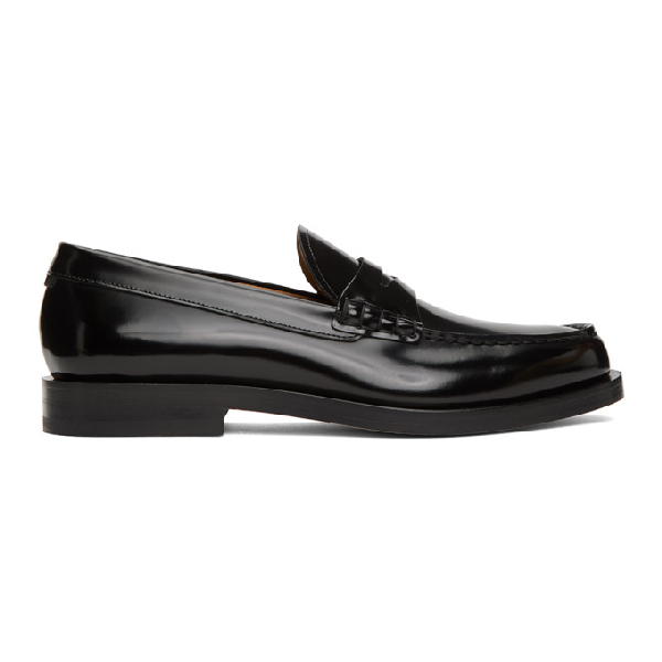 hugo boss leather loafers