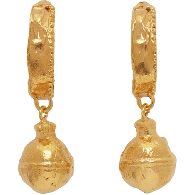 Shop Alighieri Gold The Fragments On The Shore Earrings