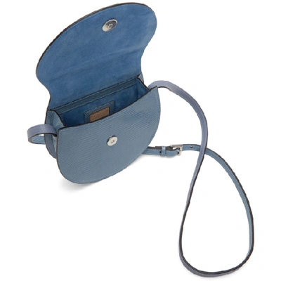 Shop Hunting Season Blue The Saddle Shoulder Bag In Sky Blue