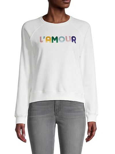 Shop Rebecca Minkoff L'amour Jennings Sweatshirt In Heather Grey