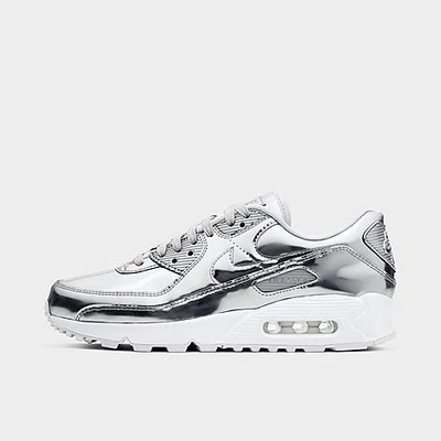 Shop Nike Women's Air Max 90 Sp Casual Shoes In Grey