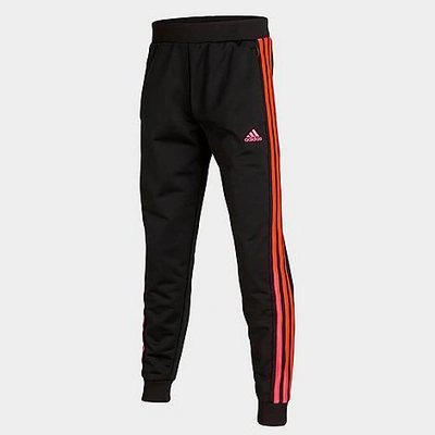 Shop Adidas Originals Adidas Girls' Tricot Track Pants In Black/red
