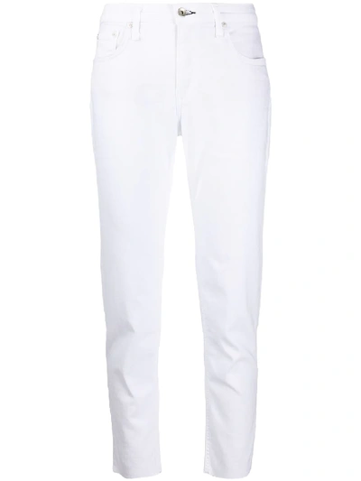Shop Rag & Bone Mid-rise Slim-fit Jeans In White
