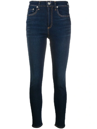 Shop Rag & Bone High-rise Skinny-fit Jeans In Blue