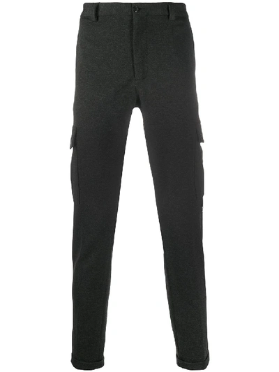Shop Dolce & Gabbana Slim Cargo Trousers In Black