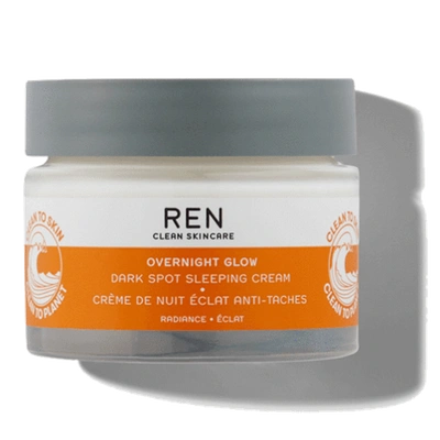 Shop Ren Clean Skincare Ren Overnight Glow Dark Spot Sleeping Cream 1.7oz