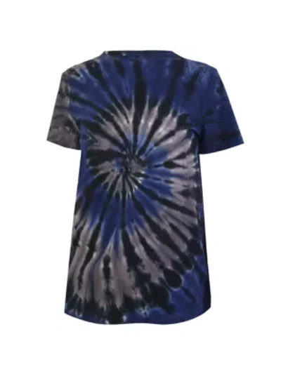 Shop N:philanthropy Costa Tie-dye T-shirt In Storm Spiral