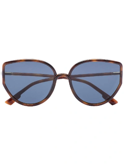 Shop Dior Sostellaire Sunglasses In Brown