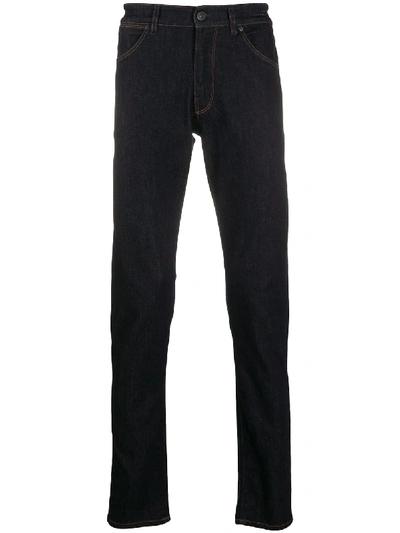 Shop Pt01 Mid-rise Slim-fit Jeans In Blue