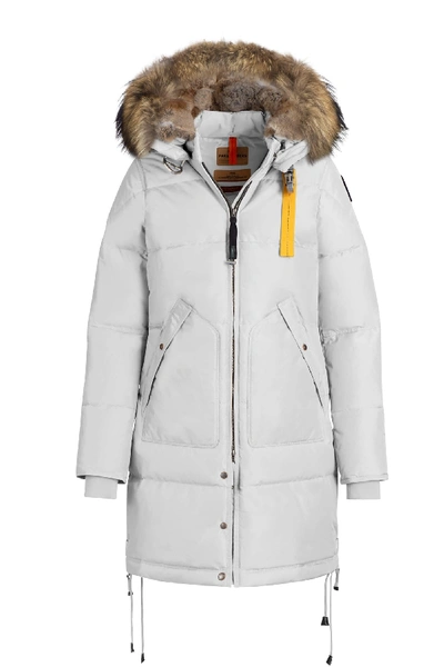 Shop Parajumpers Long Bear White Parka