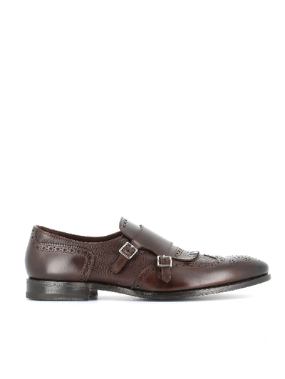 Shop Henderson Baracco Monk Shoes 67426.7 In Brown