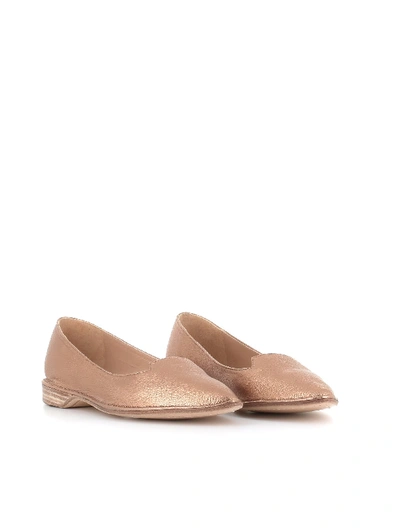 Shop Antonio Barbato Ballerinas Ab9611 In Gold