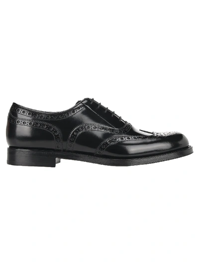 Shop Prada Oxford Shoes In Black