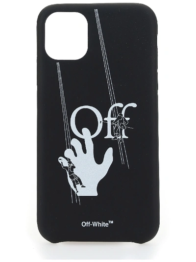 Shop Off-white Iphone 11 Case In Black White
