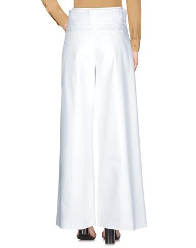 Shop Adeam Casual Pants In White