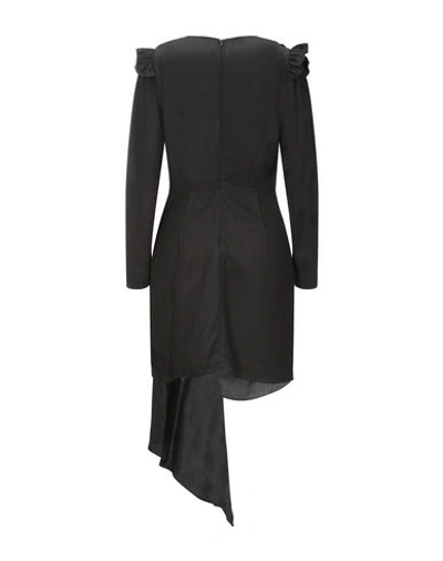 Shop Jovonna Short Dress In Black